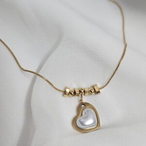 Ember Heart Golden Necklace
