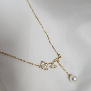 Gypsy Pearl Golden Necklace