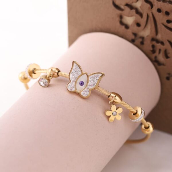 Celestial Bloom Golden Charm Kada