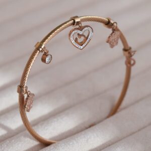 Linked in Love Rose-Gold Bracelet