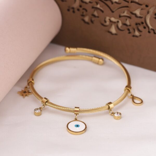 LoveGuard Charm Golden Kada