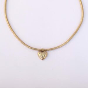 Crystal Heart Pendant Necklace