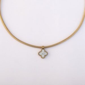 Dual Charm Clover Necklace