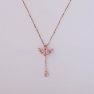 Angel’s Embrace Rose Gold Necklace