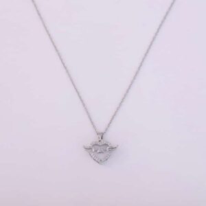 Angel's Heart Silver Necklace