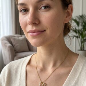 Lumina Gold Plated Heart Necklace