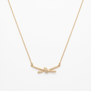 Aura Knot Golden Necklace