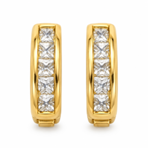 Lumina Gold Plated Hoop Earrings