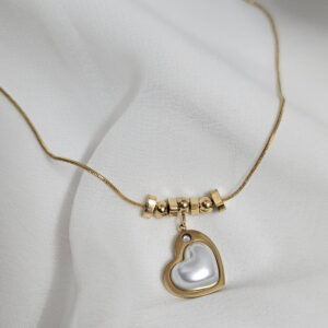 Ember Heart Golden Necklace