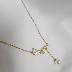 Gypsy Pearl Golden Necklace