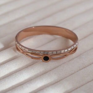 Celeste Gleam Rose Gold Kada