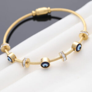 Eye of Light Golden Bracelet