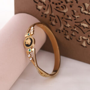 Mystic Aura Evil Eye Golden Kada