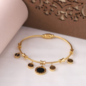 RomaLure Golden Charm Bracelet Kada
