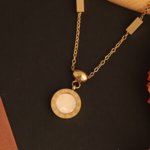Roman Dual-Sided Pendant Necklace