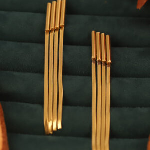 Celestial Cascade Gold Chain Earrings