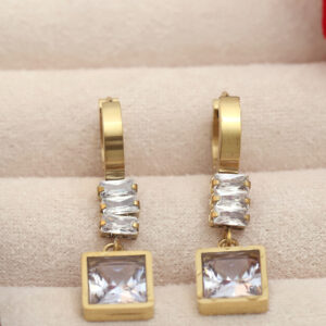 Crystal Elegance Drop Earrings