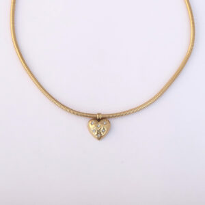 Crystal Heart Pendant Necklace
