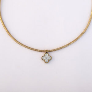 Dual Charm Clover Necklace