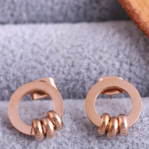 Eternal Grace Rose Gold Hoop Earrings