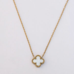White Clover Luck Necklace