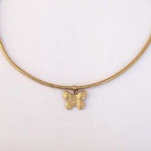 Butterfly Dreams Gold Necklace