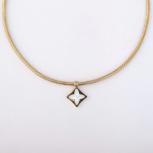 Elysian Cross Gold Necklace