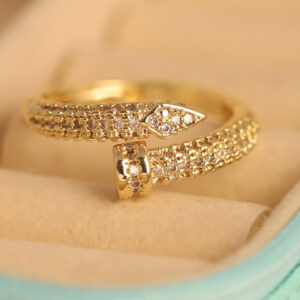 Arrow Luxe Double Band Ring