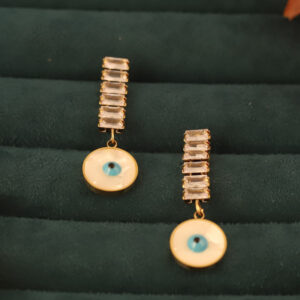 Evil Eye Glam Drop Earrings
