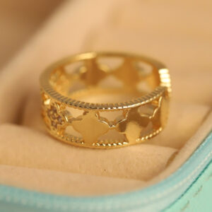 Floral Lace Diamond Ring