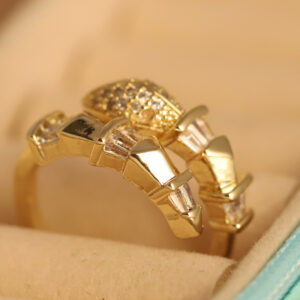 Golden Mirage Diamond Wrap Ring