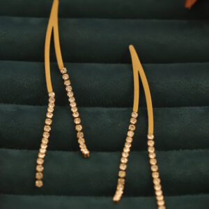 Sculpted Radiance Drop Earrings