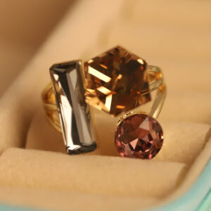 Trio Gemstone Radiance Ring