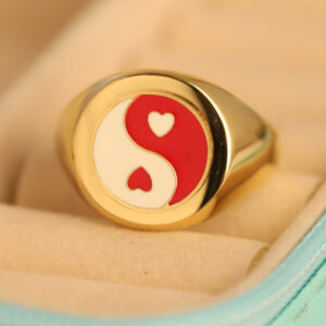 Yin-Yang Love Ring