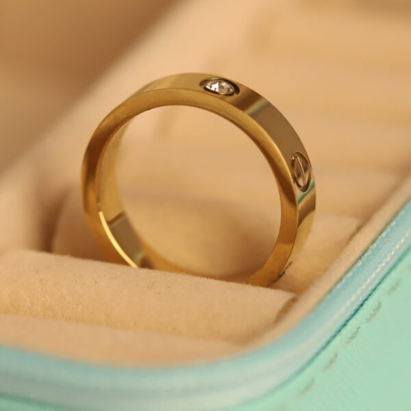 Classic Brilliance Crystal Band Ring - Image 3