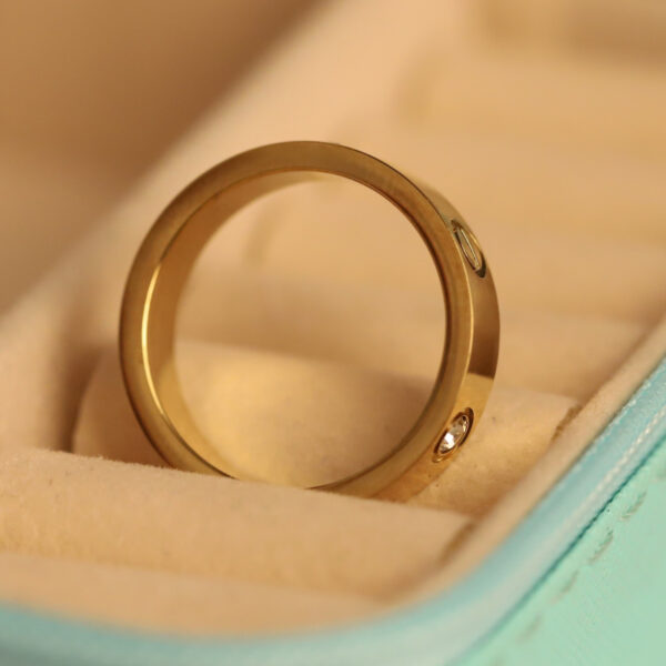 Classic Brilliance Crystal Band Ring - Image 2