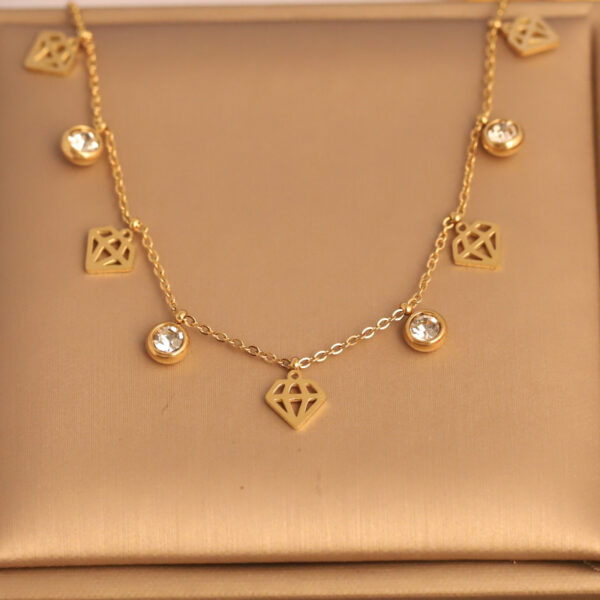 Diamond Radiance Charm Necklace