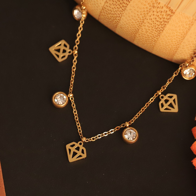Diamond Radiance Charm Necklace