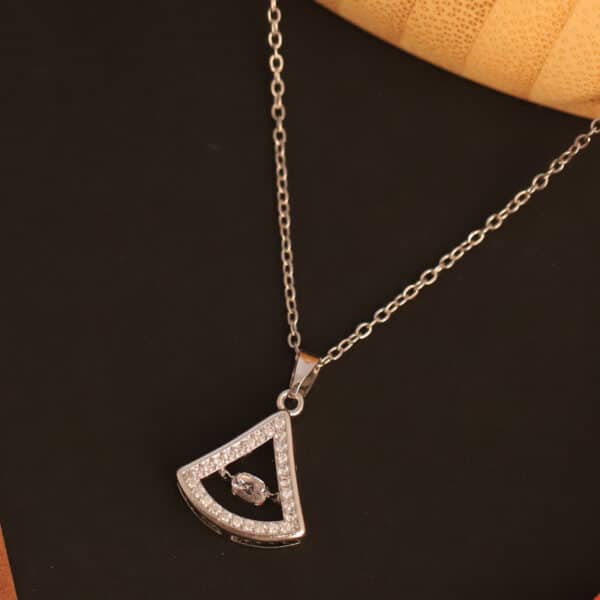 Diamond Triad Pendant Necklace