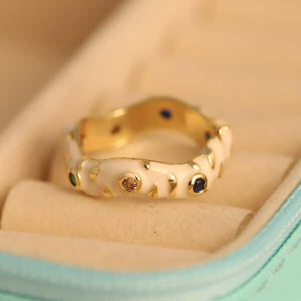 Eternal Aura Gemstone Ring