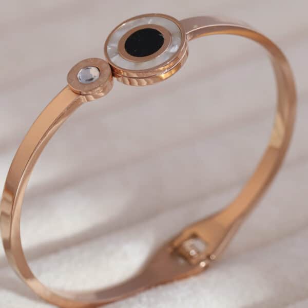 Ethereal Eye Rose Gold Charm Kada - Image 2