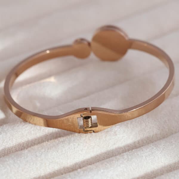 Ethereal Eye Rose Gold Charm Kada - Image 3