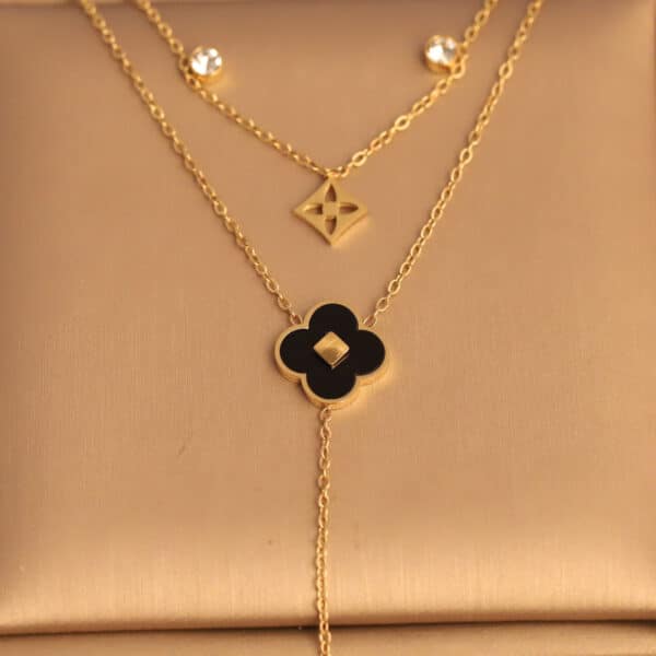 Floral Elegance Charm Necklace