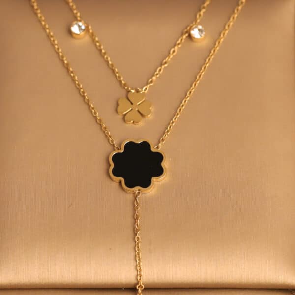 Floral Harmony Charm Necklace