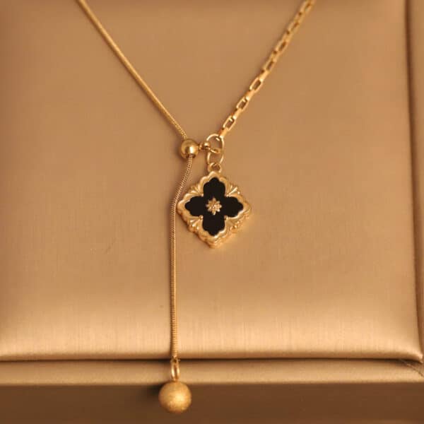 Floral Harmony Pendant Necklace - Image 2