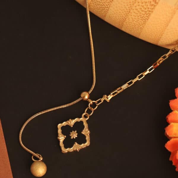 Floral Harmony Pendant Necklace