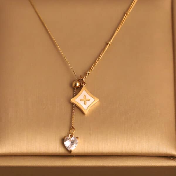 Geometric Elegance Pendant Necklace