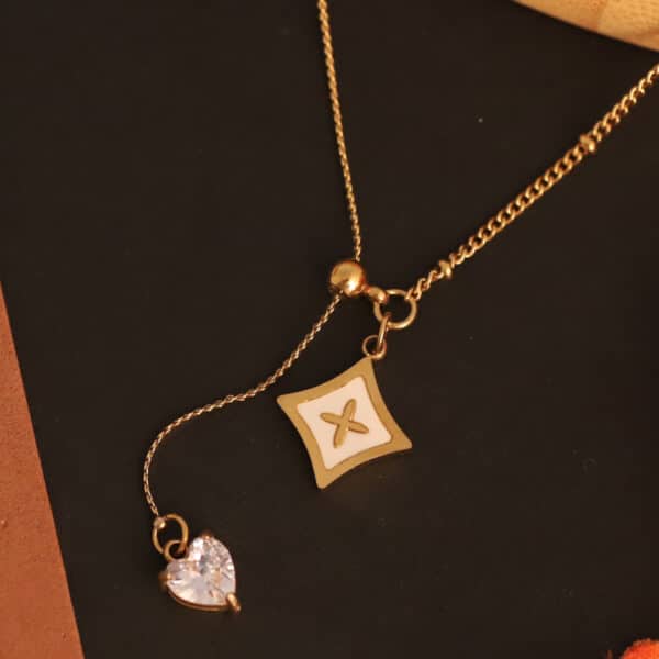 Geometric Elegance Pendant Necklace