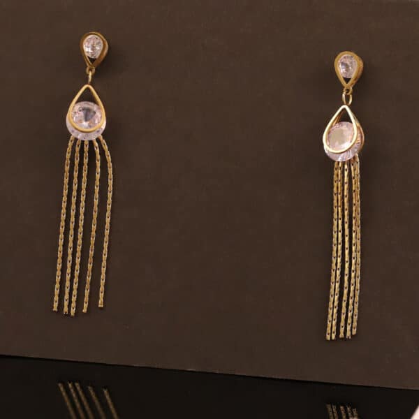 Glistening Cascade Drop Earrings