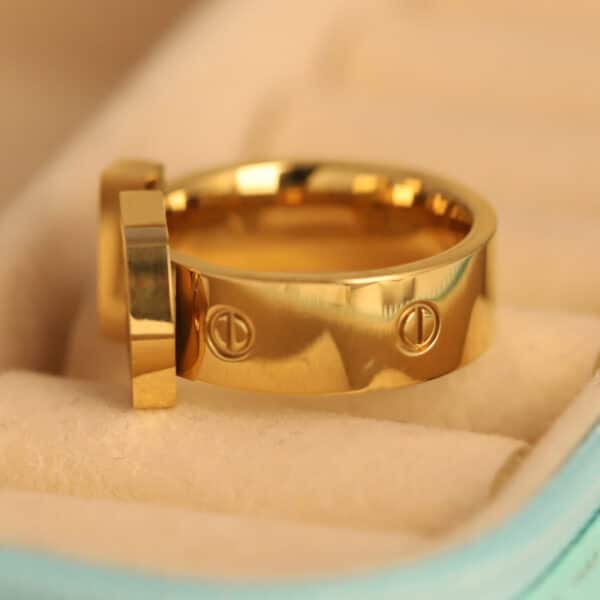 Golden Lock Mechanism Ring - Image 3